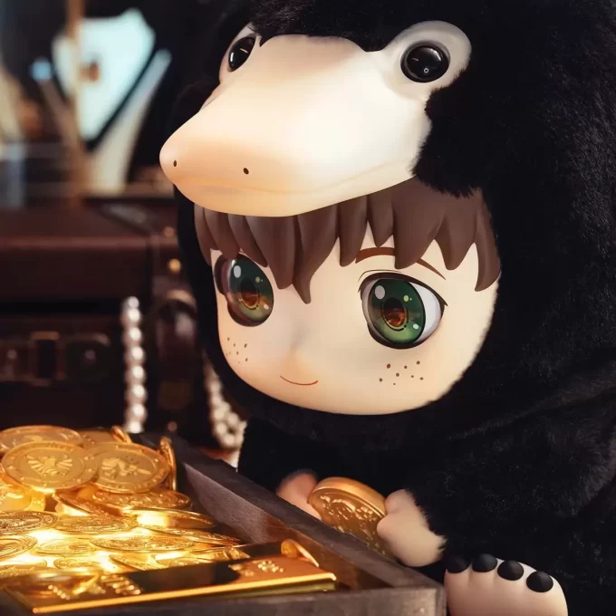 Animais Fantásticos Pelúcia de PVC Niffler