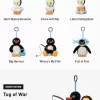 Baby Molly × Pingu Happy Fishing Series – Caixa surpresa com pingente de pelúcia de vinil