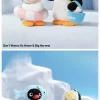 Baby Molly × Pingu Happy Fishing Series – Caixa surpresa com pingente de pelúcia de vinil