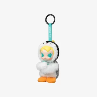 Baby Molly × Pingu Happy Fishing Series – Caixa surpresa com pingente de pelúcia de vinil