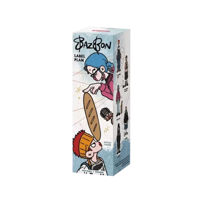 BAZBON Label Plan Series 1/8 Figura de ação