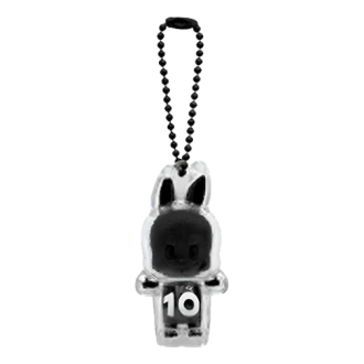Berloque Pop Mart LABUBU THE MONSTERS SUPER MINI de 10º aniversário