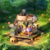 Blocos da Série Base Secreta da Floresta dos MONSTROS