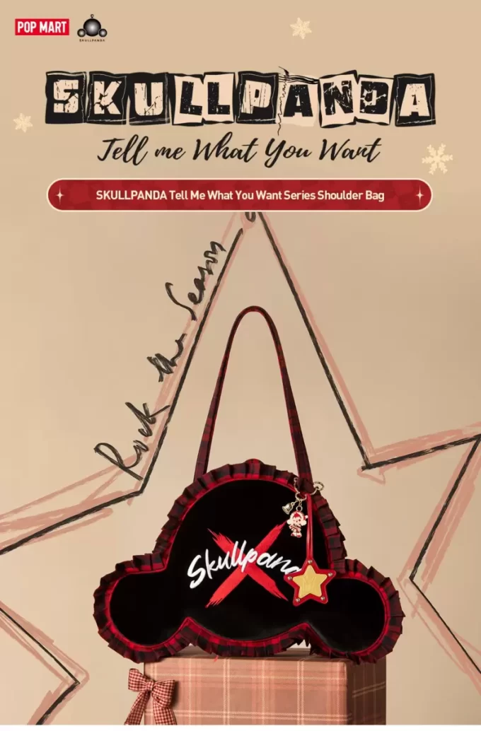 Bolsa de ombro da série Tell Me What You Want da SKULLPANDA