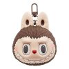 Bolsa para fones de ouvido Labubu Originals em silicone marrom