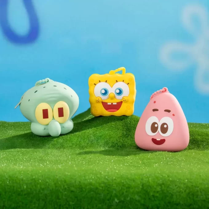 Bolsa para guardar a parte de baixo do biquíni do Bob Esponja