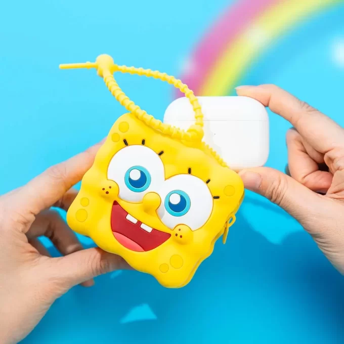 Bolsa para guardar a parte de baixo do biquíni do Bob Esponja