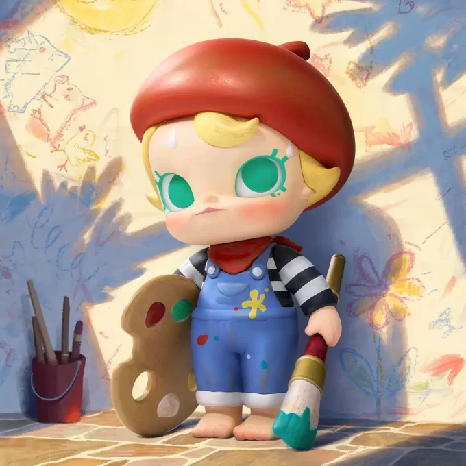 Boneco Baby Molly Future Painter