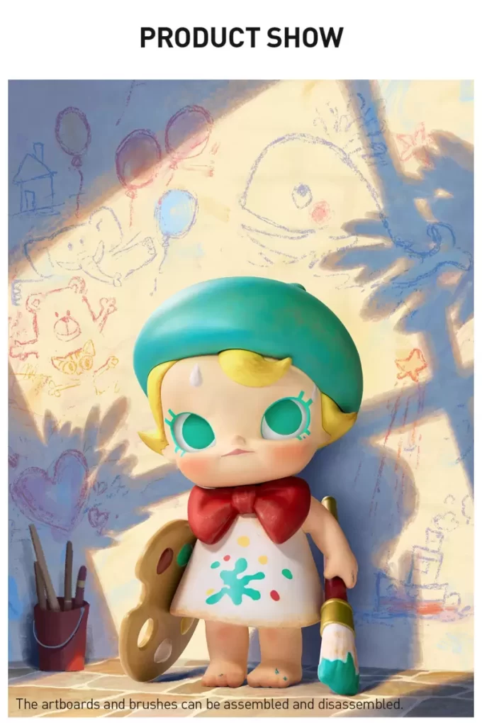 Boneco Baby Molly Future Painter