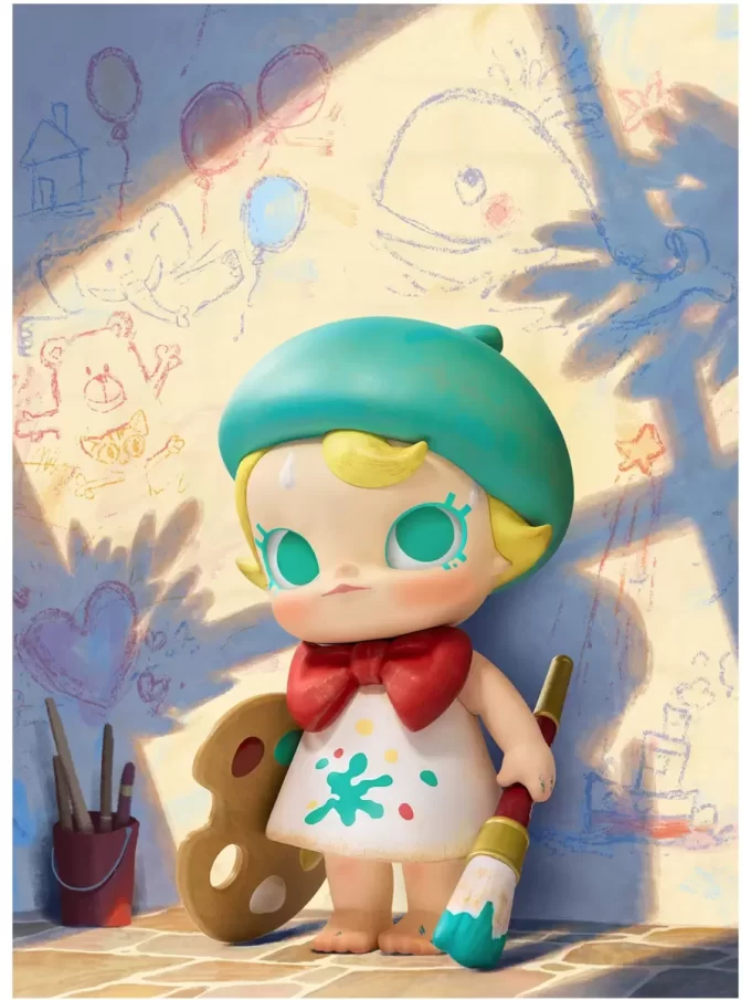 Boneco Baby Molly Future Painter