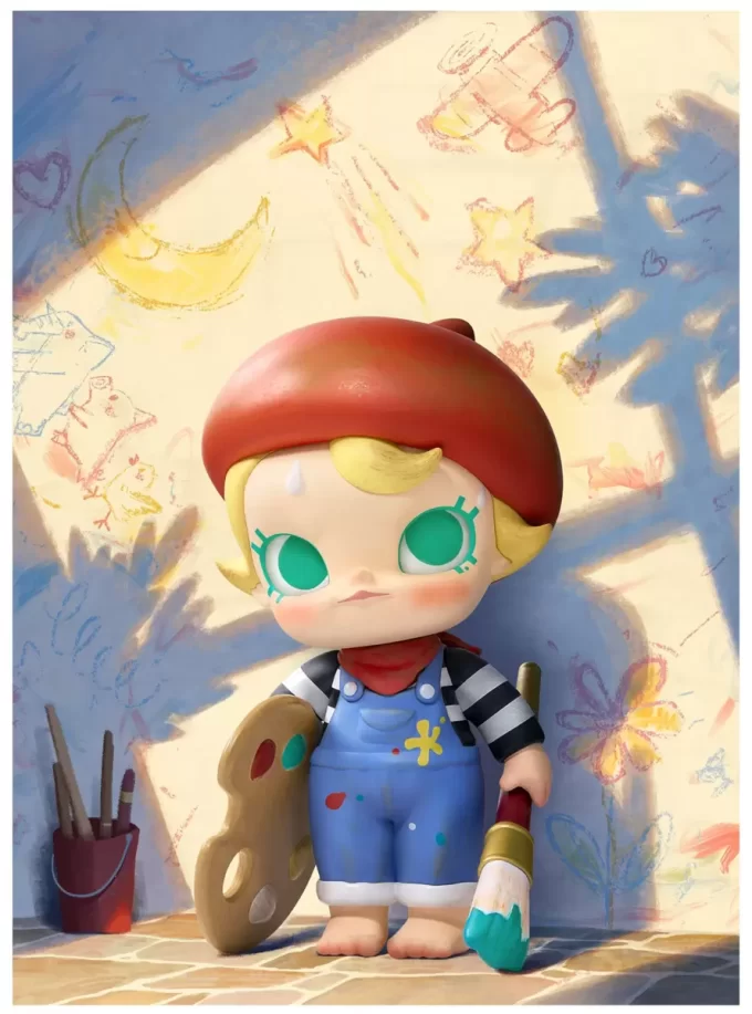 Boneco Baby Molly Future Painter