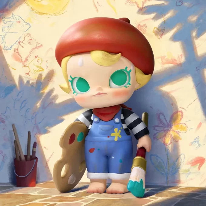 Boneco Baby Molly Future Painter