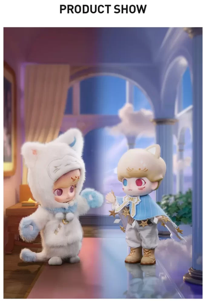 Boneco de ação da série Dream Travel da DIMOO