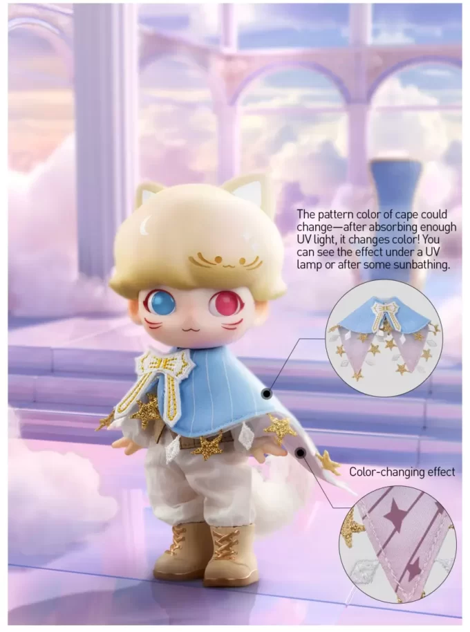 Boneco de ação da série Dream Travel da DIMOO