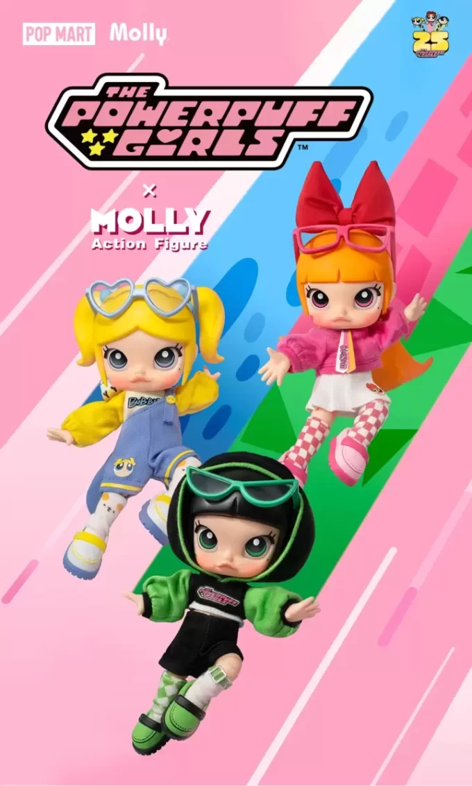 Boneco de ação da série MOLLY × As Meninas Superpoderosas