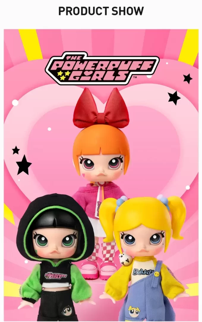 Boneco de ação da série MOLLY × As Meninas Superpoderosas