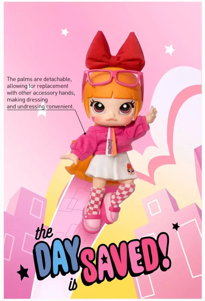 Boneco de ação da série MOLLY × As Meninas Superpoderosas