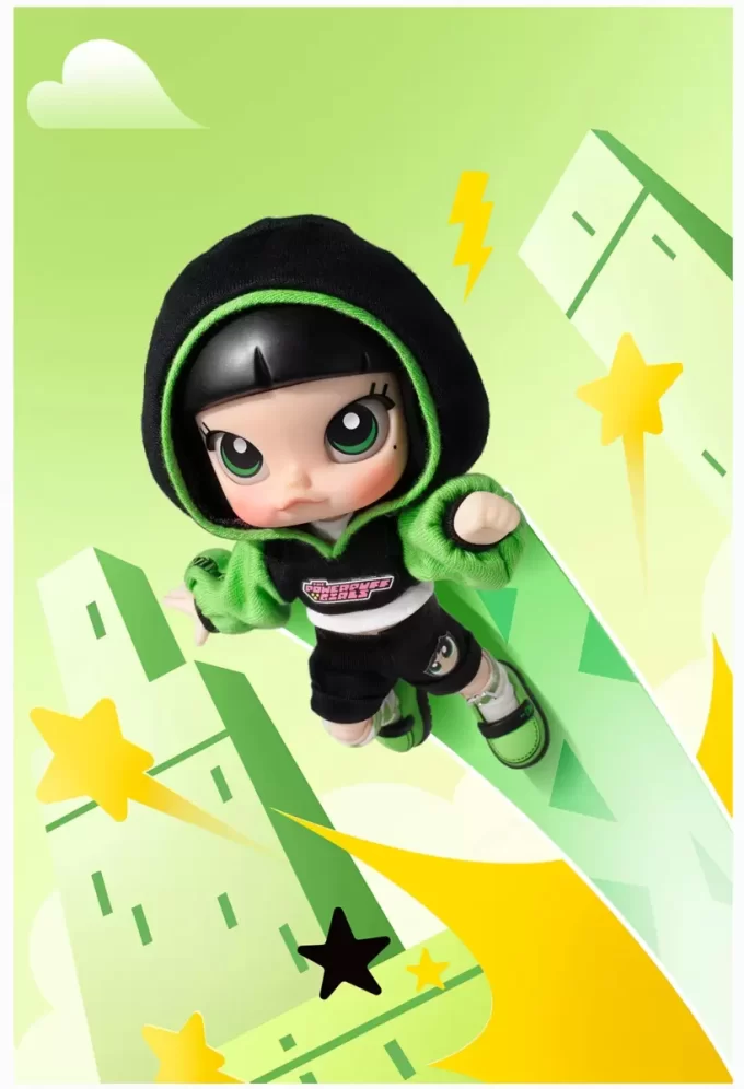 Boneco de ação da série MOLLY × As Meninas Superpoderosas