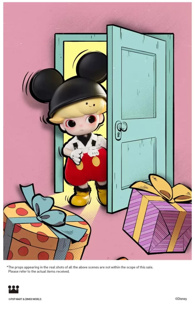 Boneco de ação DIMOO MICKEY 1/8