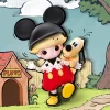 Boneco de ação DIMOO MICKEY 1/8