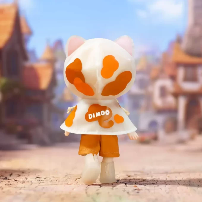 Boneco de ação DIMOO Raincoat Cat