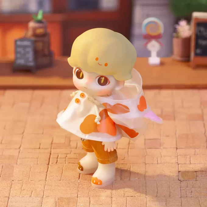 Boneco de ação DIMOO Raincoat Cat