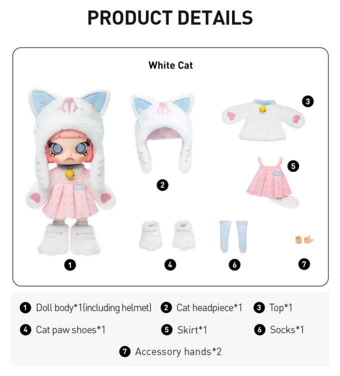 Boneco de ação MOLLY Peekaboo 1/8