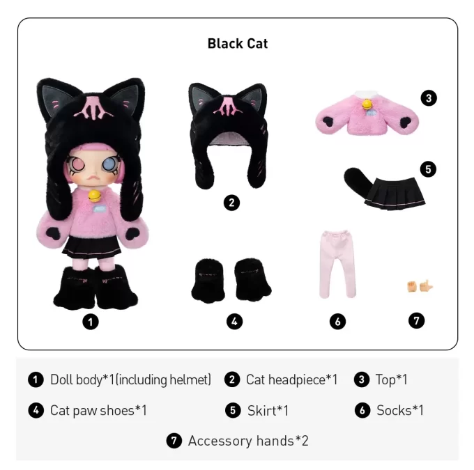 Boneco de ação MOLLY Peekaboo 1/8