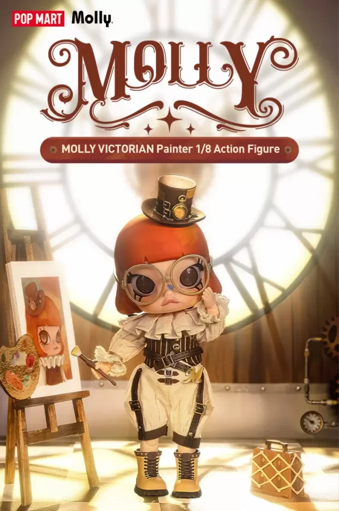 Boneco de ação MOLLY Victorian Painter 1/8