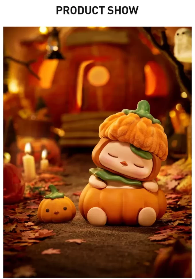 Boneco de bebê abóbora PUCKY