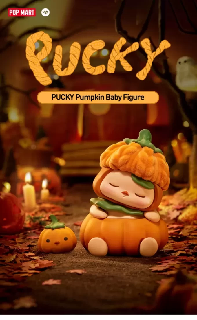 Boneco de bebê abóbora PUCKY