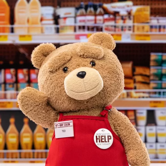 Boneco de pelúcia de ação Ted2-ted