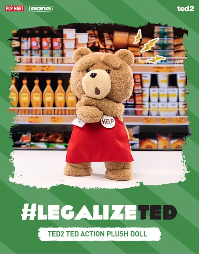 Boneco de pelúcia de ação Ted2-ted