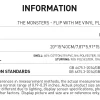 Boneco de pelúcia de vinil THE MONSTERS – FLIP WITH ME