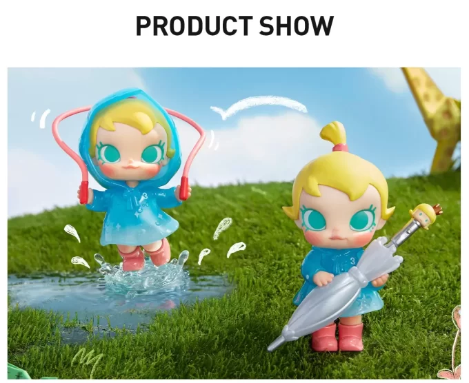 Boneco engraçado Baby Molly Raining Day