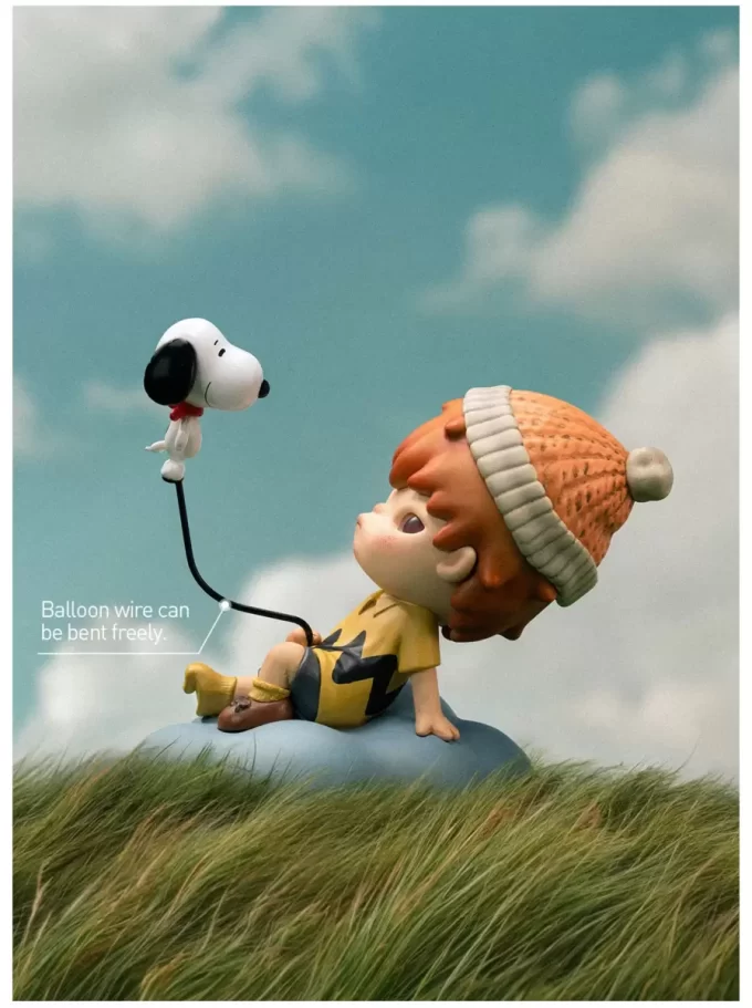 Boneco Hirono × Snoopy