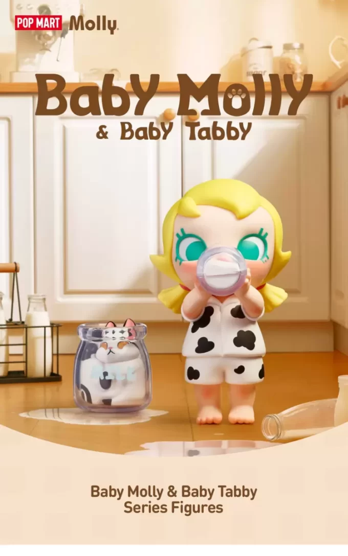 Bonecos da série Baby Molly e Baby Tabby