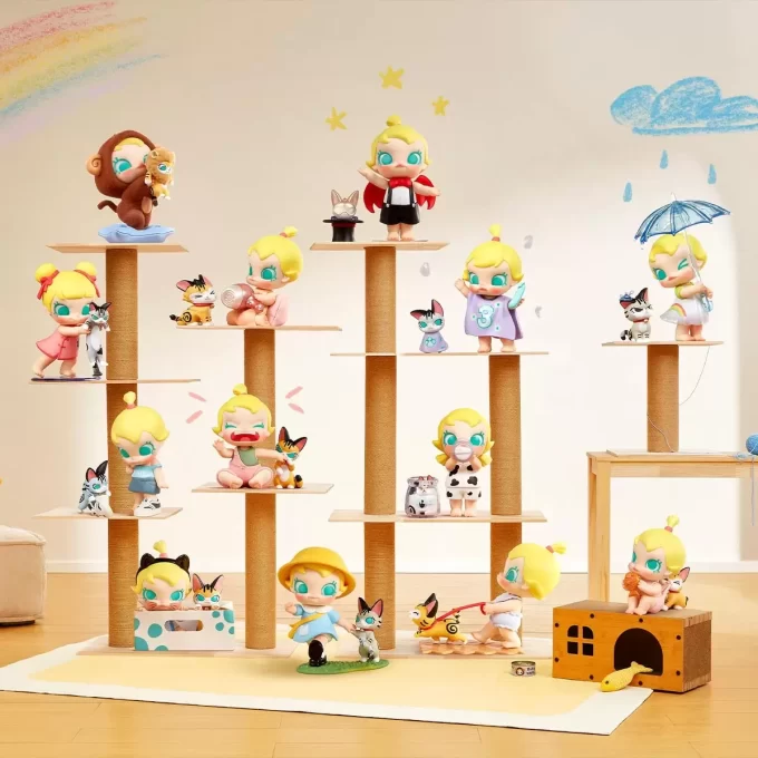 Bonecos da série Baby Molly e Baby Tabby