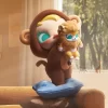 Bonecos da série Baby Molly e Baby Tabby