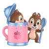 Bonecos da série Disney Chip “N Dale” e “Irmãos Divertidos e Amantes” “Gatinho Escondendo a Xícara de Chá”