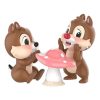 Bonecos da série Disney Chip “N Dale Fun Loving Brother “Mesa de Cogumelos”