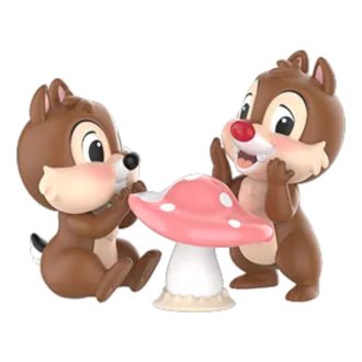 Bonecos da série Disney Chip “N Dale Fun Loving Brother “Mesa de Cogumelos”