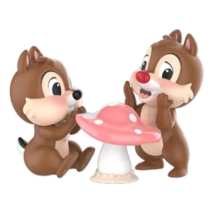 Bonecos da série Disney Chip “N Dale Fun Loving Brother “Mesa de Cogumelos”