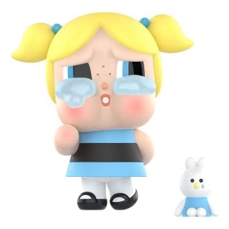 Bonecos de vinil CryBaby “Bubbles” da Pop Mart x Meninas Superpoderosas