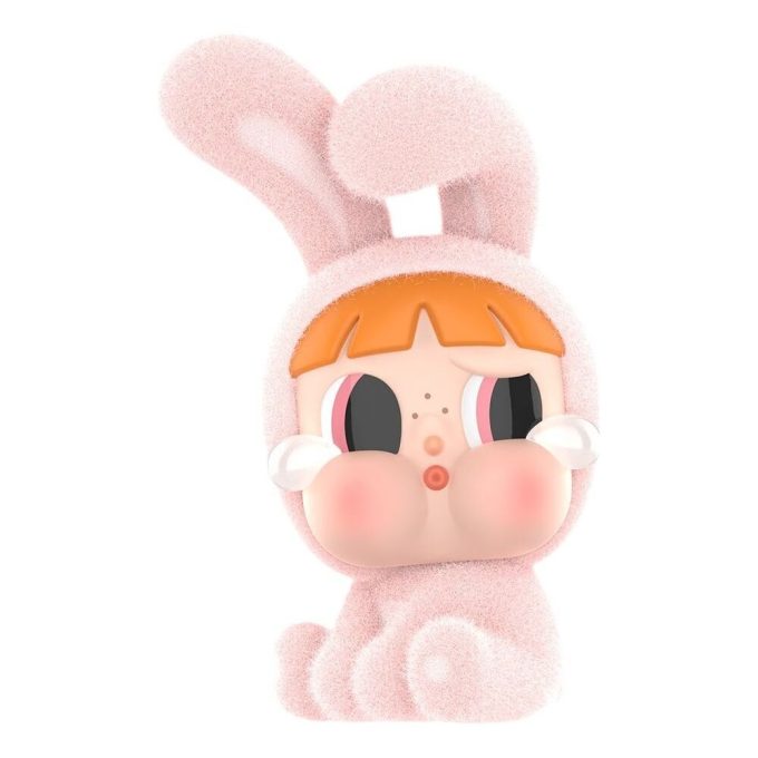 Bonecos de vinil CryBaby da Pop Mart x Meninas Superpoderosas “Bunny Bloom”
