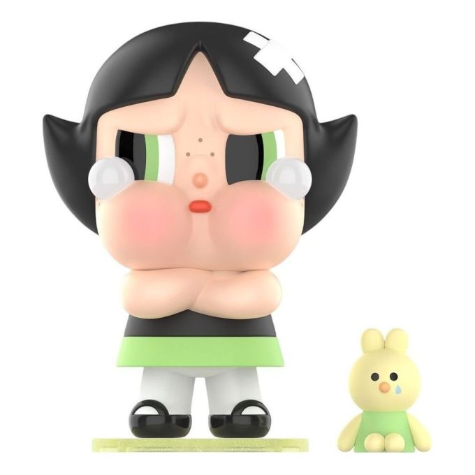 Bonecos de vinil CryBaby da Pop Mart x Meninas Superpoderosas “Butter Cup”