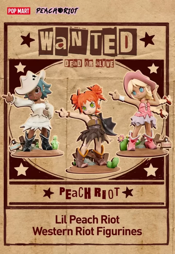 Bonecos do Lil Peach Riot Western Riot