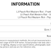Bonecos do Lil Peach Riot Western Riot