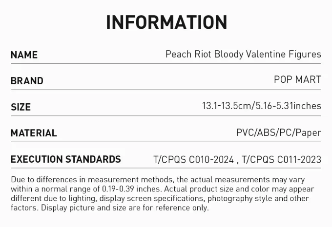 Bonecos do Peach Riot Bloody Valentine