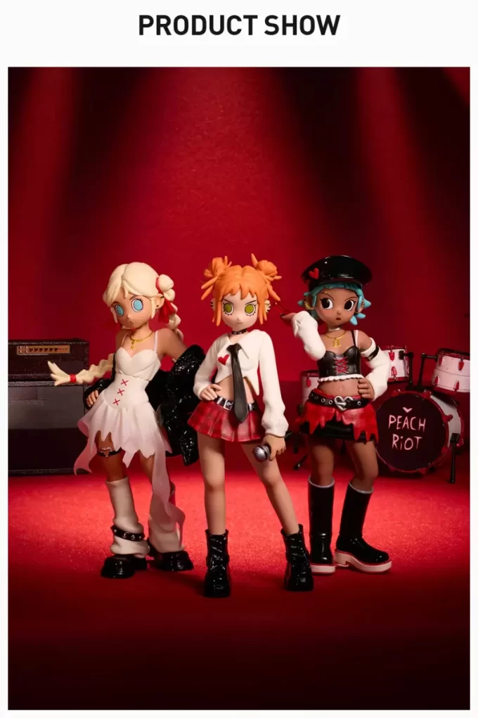 Bonecos do Peach Riot Bloody Valentine